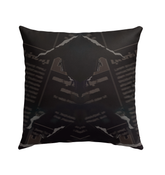 Weather-resistant Blossom Bliss Outdoor Pillow with floral design.